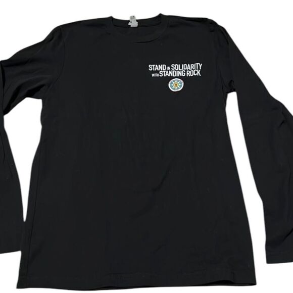 NWOT size small 2016 Stand in Solidarity with Standing Rock fundraiser SS tshirt - Picture 1 of 9